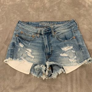 High rise American eagle shorts